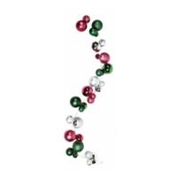Vickerman 6' Berry Red / Green / Silver Assorted Ball Garland