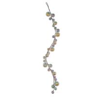 Vickerman 6' Clear Iridescent Ball Garland