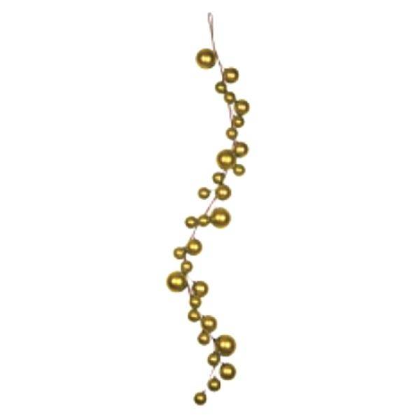 6' Gold Candy Ball Garland