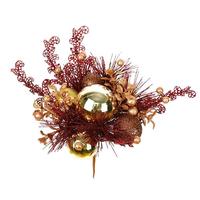 View 10" Chocolate / Gold Ornament Pick (2 pack)