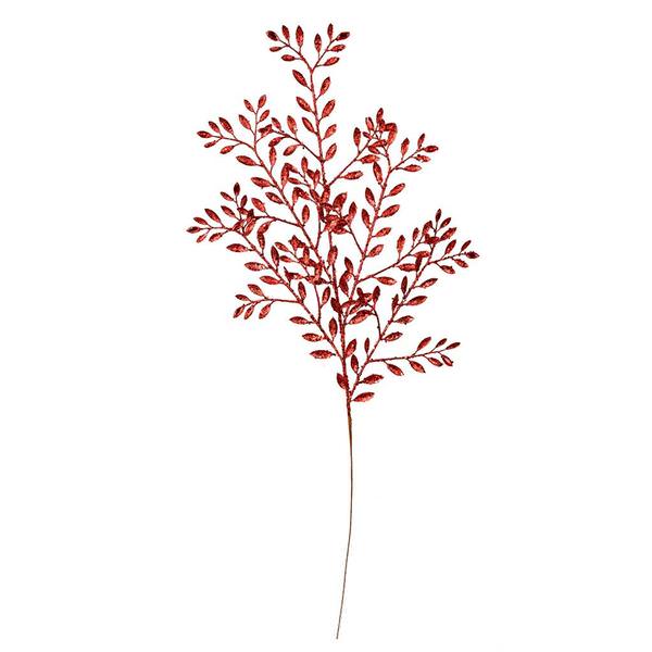 25" Pink Ruscus Glitter Jewel Spray (12 pack)