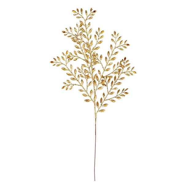 25" Gold Ruscus Glitter Jewel Spray (12 pack)