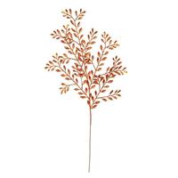 Vickerman 25" Burnished Orange Ruscus Glitter Jewel Spray (12 pack)