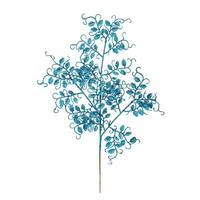 Vickerman 22" Turquoise Glitter Mini Ruscus Leaf Spray (12 pack)