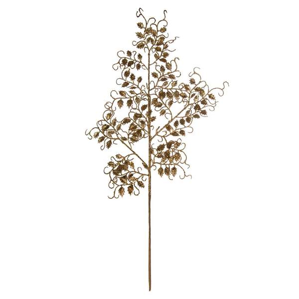 22" Gold Glitter Ruscus Spray (12 pack)