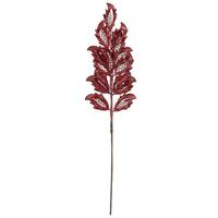 Vickerman 22" Burgundy Mistletoe Leaf Spray (12 pack)