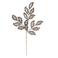Vickerman 22" Chocolate Matte Mistletoe Leaf Spray (12 pack)