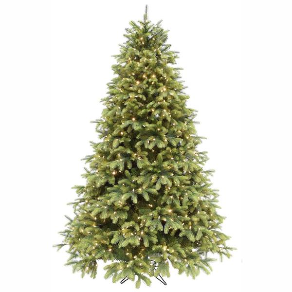 4.5' x 42" Artificial Deluxe Balsam Fir 350 Clear Miniature Lights