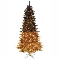 Vickerman 12' x 75" Black Gold Ombre 1850 Warm White LED Lights