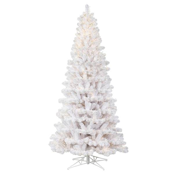 10' x 59" White Tree 6820 Warm White LED Lights