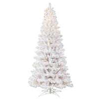 Vickerman 10' x 59" White Tree 6820 Warm White LED Lights