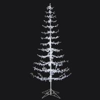Vickerman 4' x 20" Crystal Drop Tree 250 Pure White LED Lights