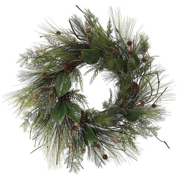 36" Artificial Malone Pine Wreath
