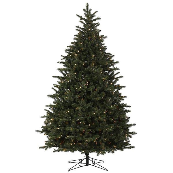 10' x 70" Artificial Summit Noble Fir 1450 Clear Miniature Lights