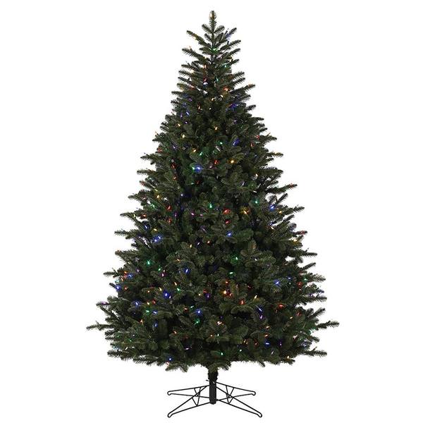 8.5' x 61" Artificial Summit Noble Fir 1000 Multi-Color LED Lights