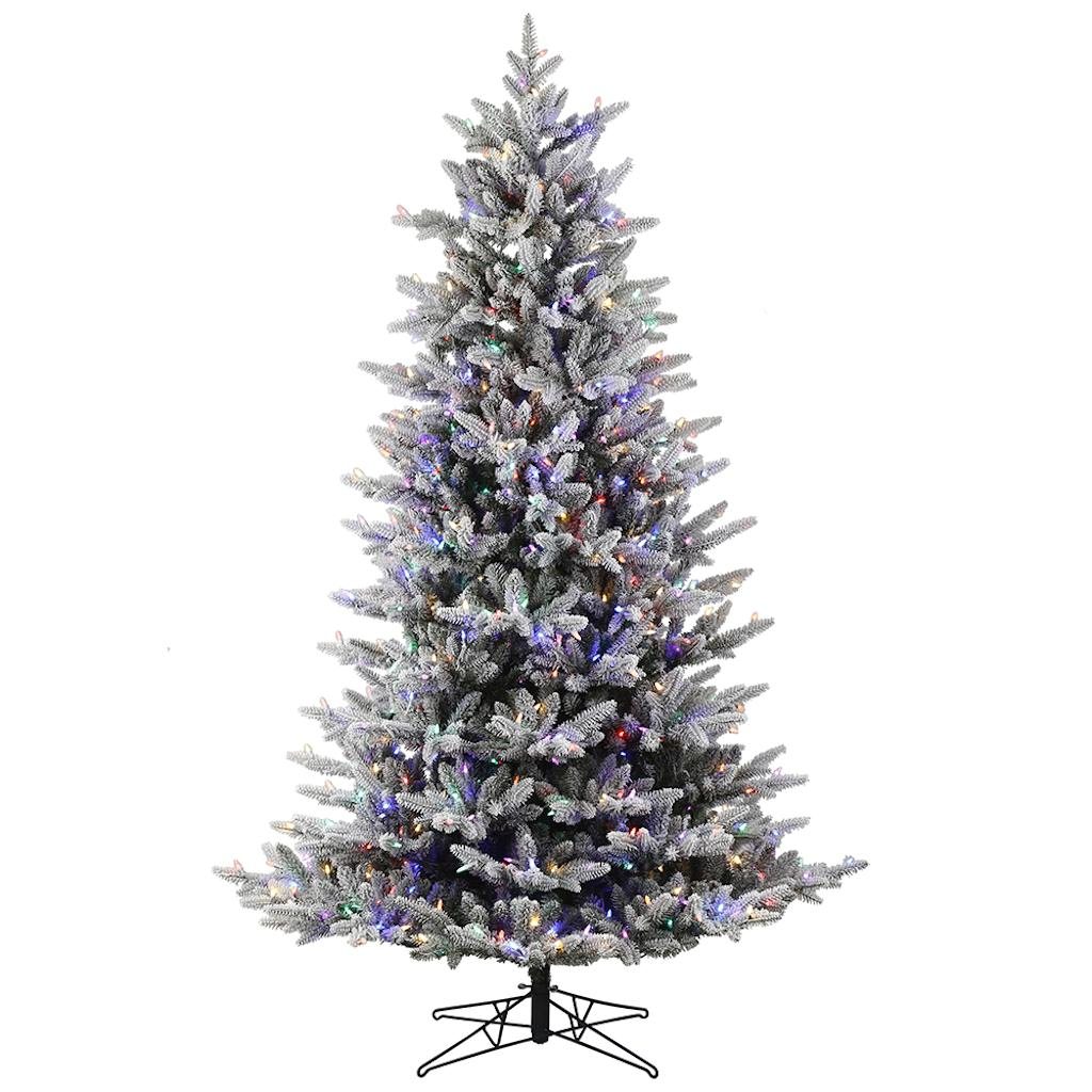 Vickerman 562536 Flocked Christmas Tree