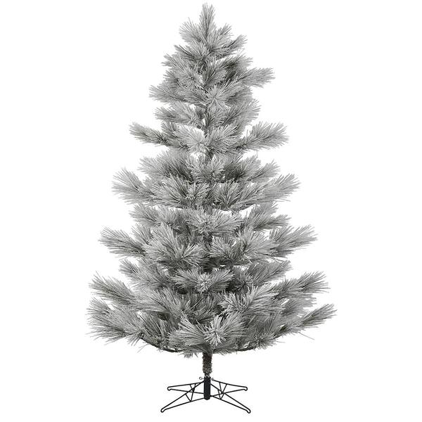 9' x 58" Artificial Flocked Alder Long Needle Pine