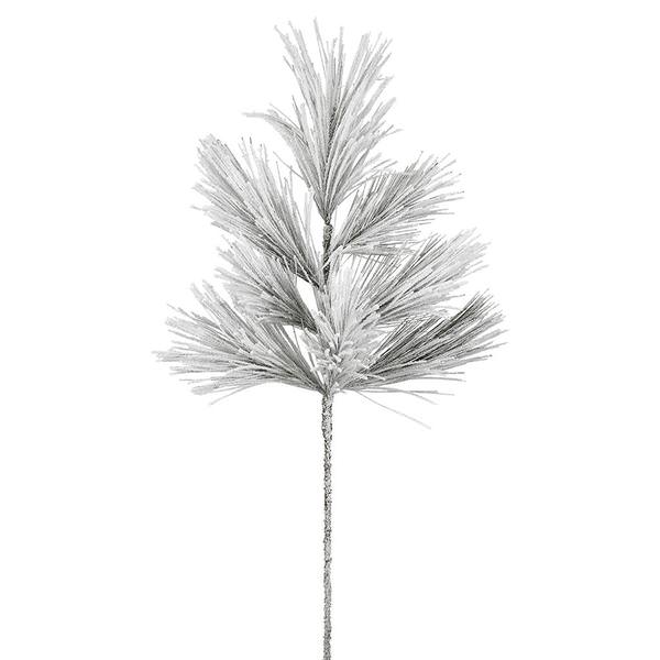 36" Artificial Flocked Alder Long Needle Pine Spray