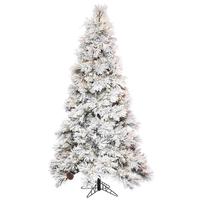Vickerman 10' x 50" Artificial Flocked Atka Pine 1300 Warm White LED Lights