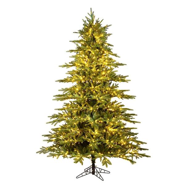 10' x 74" Artificial Kamas Fraiser Fir 2700 Warm White Low Voltage 3MM LED Lights