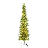 Vickerman 10' x 36" Artificial Compton Pole Pine 550 Warm White LED Lights