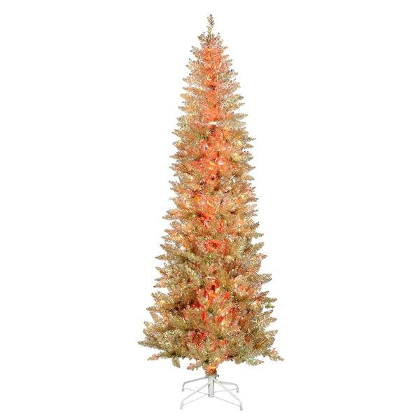 5.5' x 29" Champagne Pine 250 Color Changing LED Lights