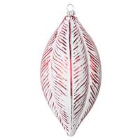 Vickerman 6" Red Brushed Feather Drop Style Christmas Ornament (3 Pack)