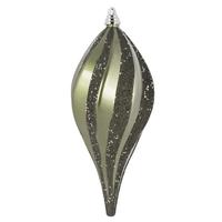 Vickerman 8" Wrought Iron Candy Glitter Swirl Drop Ornament