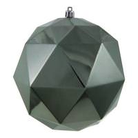 Vickerman 6" Wrought Iron Shiny Geometric Ball Ornament (4 pack)