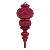 Vickerman 14" Berry Red Shiny Finial Ornament