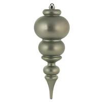 Vickerman 14" Wrought Iron Matte Finial Ornament