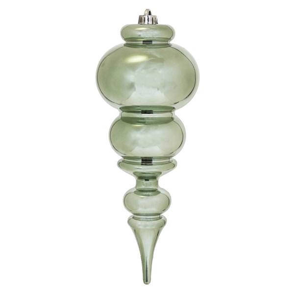 14" Wrought Iron Shiny Finial Ornament