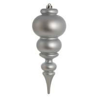 Vickerman 14" Limestone Matte Finial Ornament