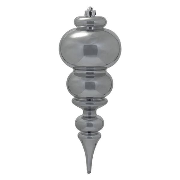 14" Limestone Shiny Finial Ornament