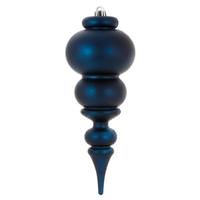View 14" Midnight Blue Matte Finial Ornament