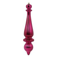 Vickerman 14" Berry Red Shiny Finial Drop Ornament
