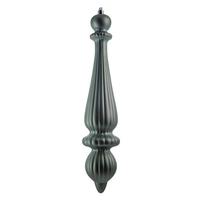 Vickerman 14" Wrought Iron Matte Finial Drop Ornament