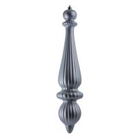 Vickerman 14" Limestone Matte Finial Drop Ornament