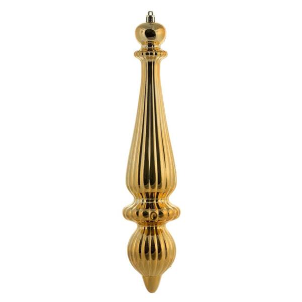 14" Copper / Gold Matte Finial Drop Ornament