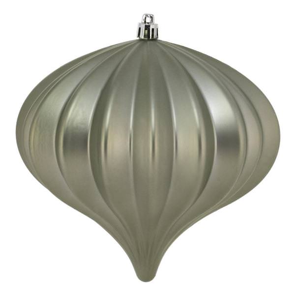 5.7" Wrought Iron Matte Onion Ornament (3 pack)