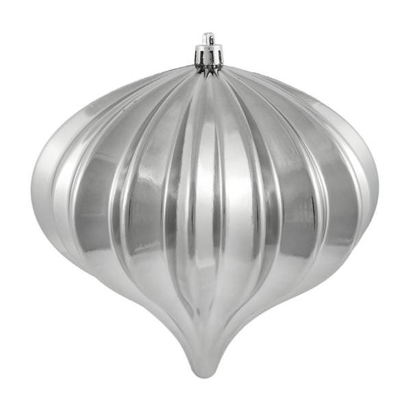 5.7" Limestone Shiny Onion Ornament (3 pack)