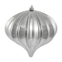 Vickerman 5.7" Limestone Shiny Onion Ornament (3 pack)