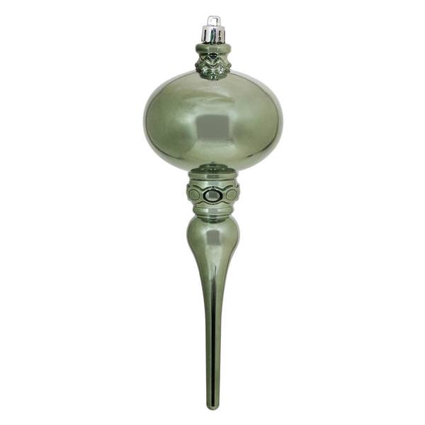 8" Wrought Iron Shiny Finial Ornament (3 pack)