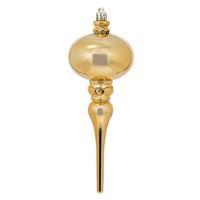 Vickerman 8" Copper Gold Shiny Finial Ornament (3 pack)