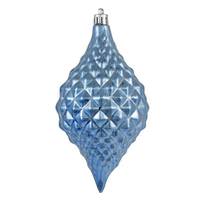 Vickerman 6" Periwinkle Shiny Diamond Drop Ornament (4 pack)