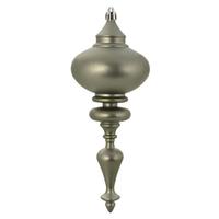 Vickerman 8.7" Wrought Iron Matte Finial Ornament (3 pack)