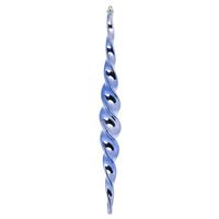 Vickerman 14.6" Periwinkle Spiral Icicle Ornament (2 pack)