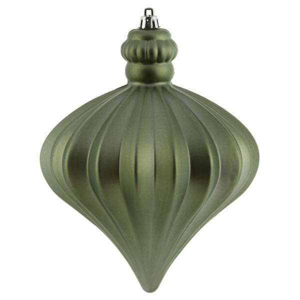 6" Wrought Iron Matte Onion Drop Ornament (4 pack)