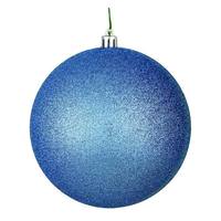 View 2.75" Periwinkle Glitter Ball Ornament (12 pack)