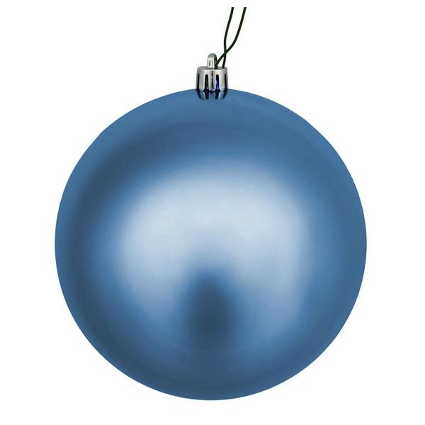 2.75" Periwinkle Shiny Ball Ornament (12 pack)